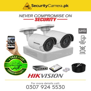 2 UHD IP Camera Package HikVision
