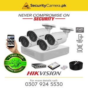 4 FHD IP Cameras Package Hikvision