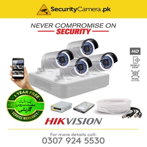 4 HD CCTV Camera Package HikVision